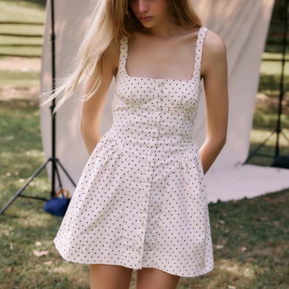 Free People Dresses & Skirts - Free People |‎ Astrid Polka Dot Minidress